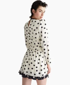 Mini Jurk Ecs Abito C/Nodo Wit^Liu Jo Online