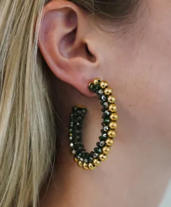 Oorbellen Ce Gb Oval Creole Deluxe Lgroen^Lott. Gioielli Best