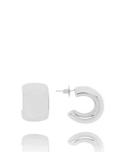 Oorbellen Cl Creole Monique Zilver^Lott. Gioielli Clearance