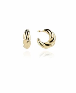 Oorbellen Cl Twist Creole S Goud^Lott. Gioielli Sale