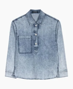 Blouse 298424/3474-0 Blauw^Luisa Cerano New