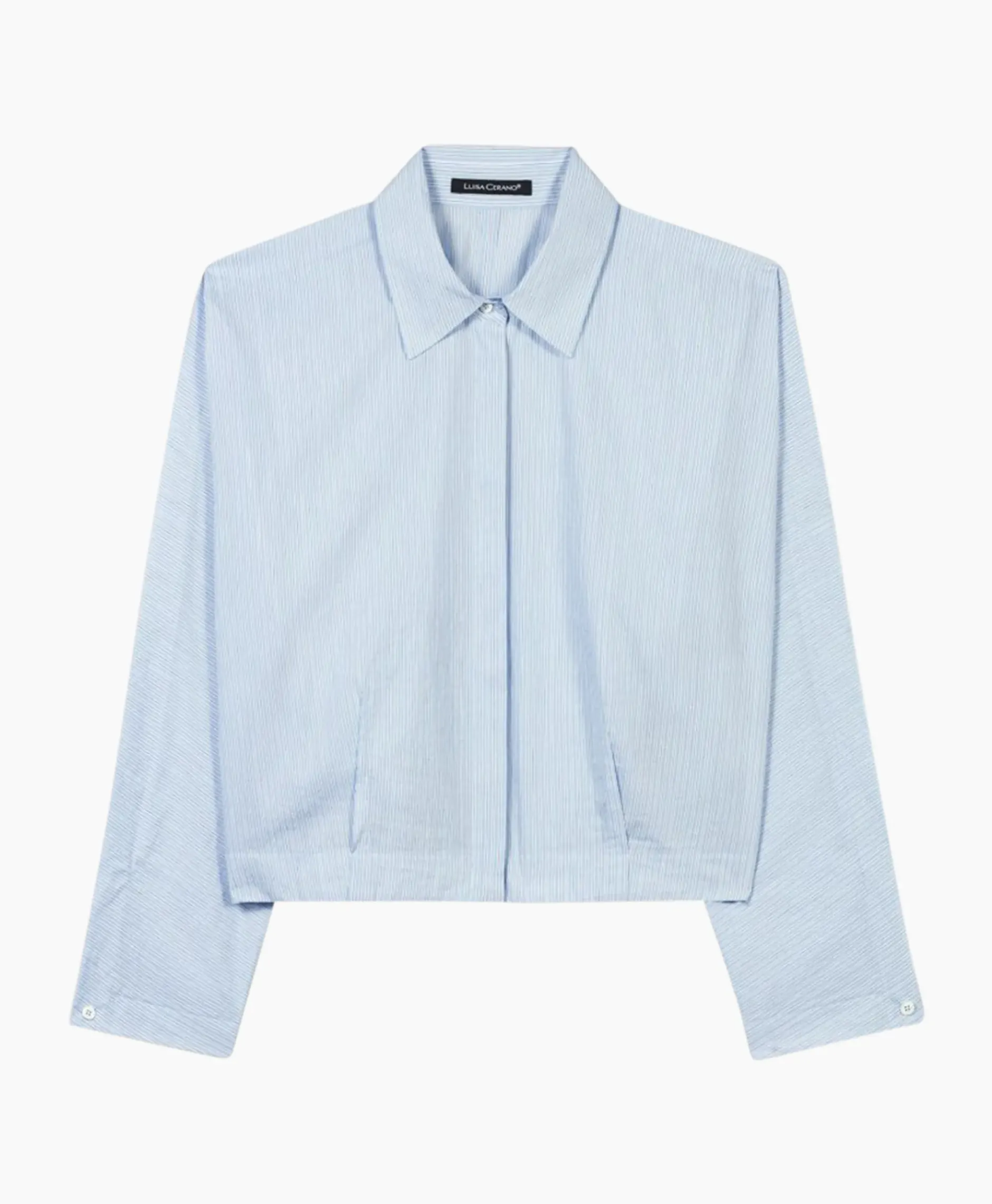 Blouse 298422/3600-0 Blauw Dessin^Luisa Cerano New