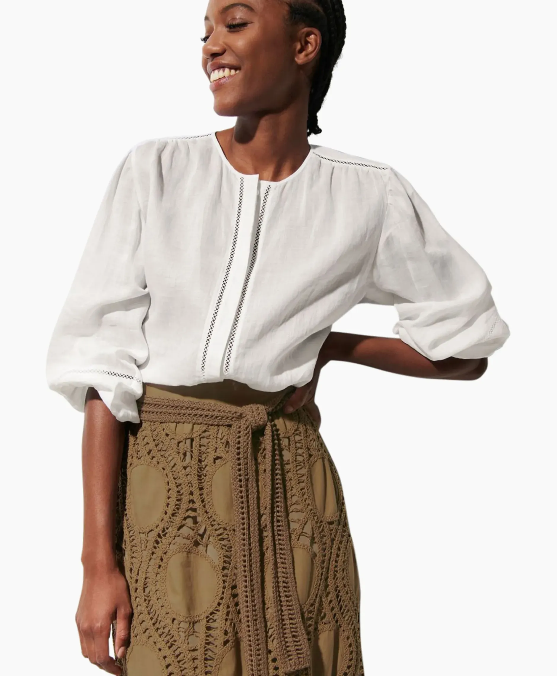 Blouse 298458/3500-0 Off White^Luisa Cerano New