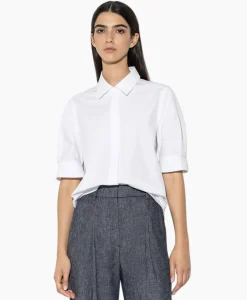 Blouse 298431/3342-0 Wit^Luisa Cerano Clearance