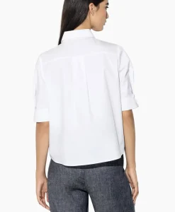 Blouse 298431/3342-0 Wit^Luisa Cerano Clearance