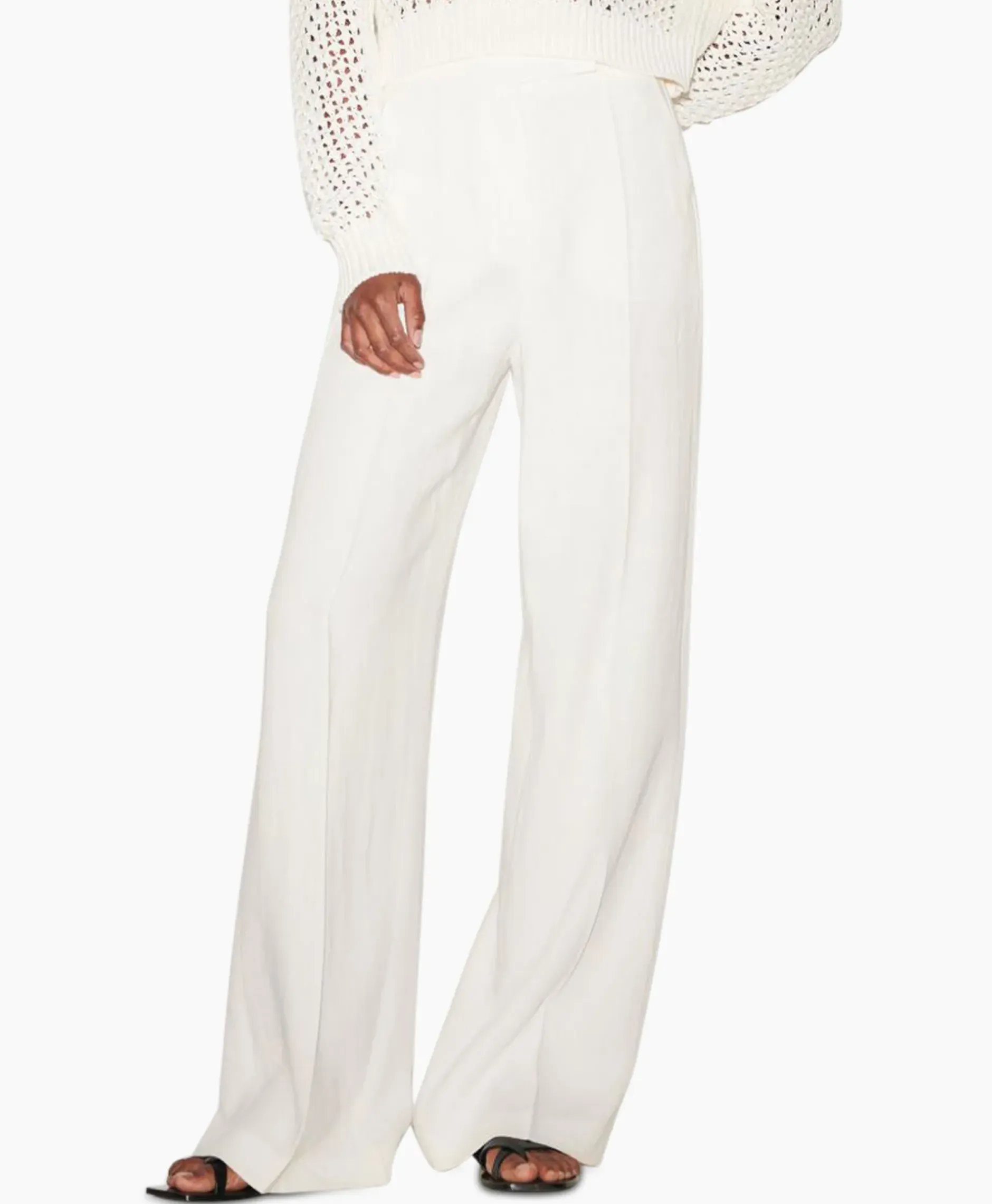 Broek 698634/3503-0 Off White^Luisa Cerano Outlet