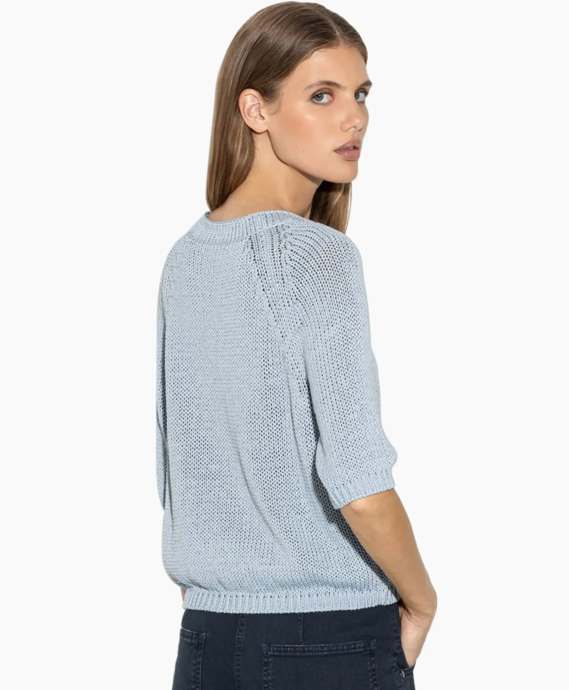 Gebreide Trui 198405/5894-0 Licht Blauw^Luisa Cerano Sale