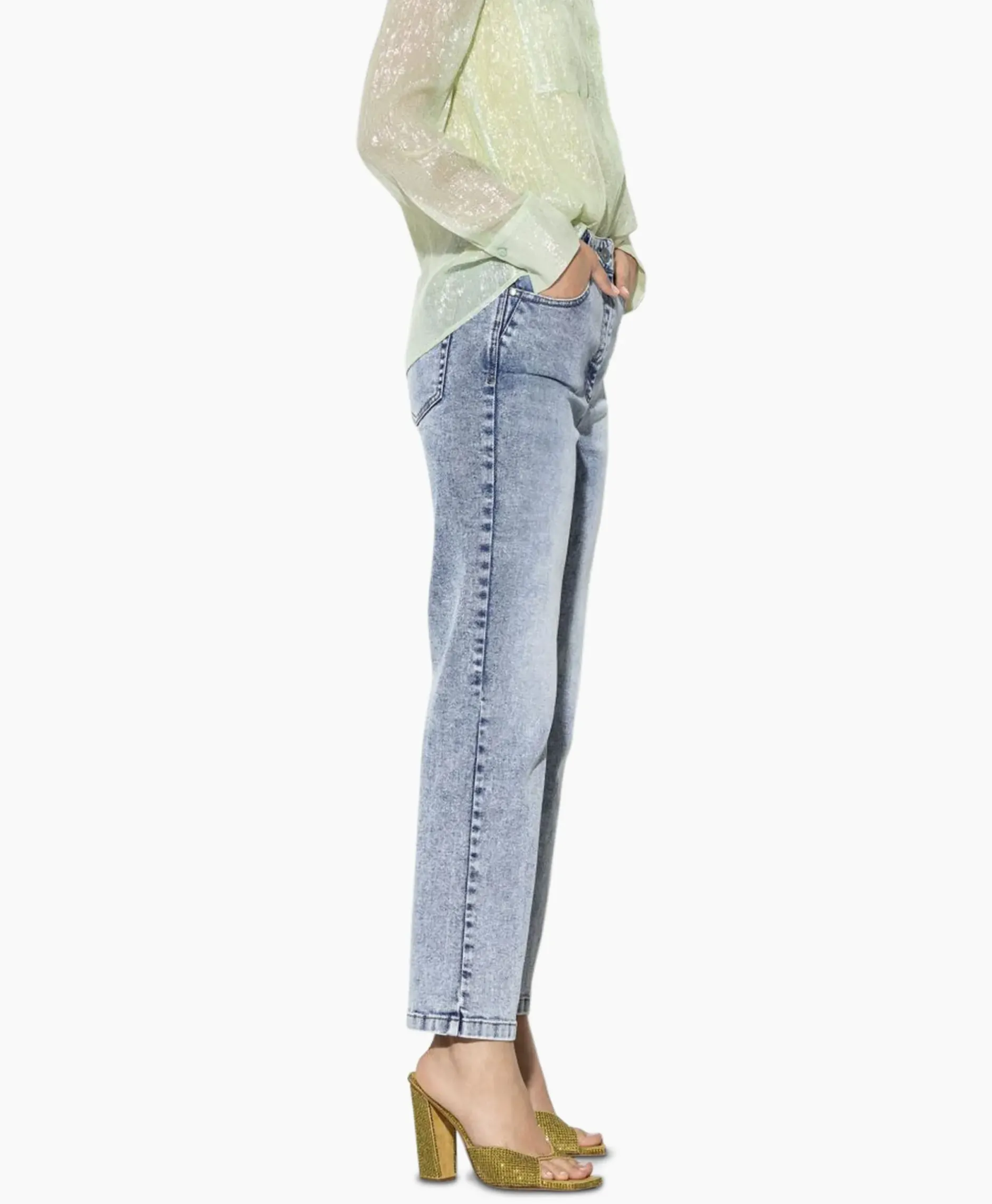 Jeans 698629/3613-0 Blauw^Luisa Cerano Outlet