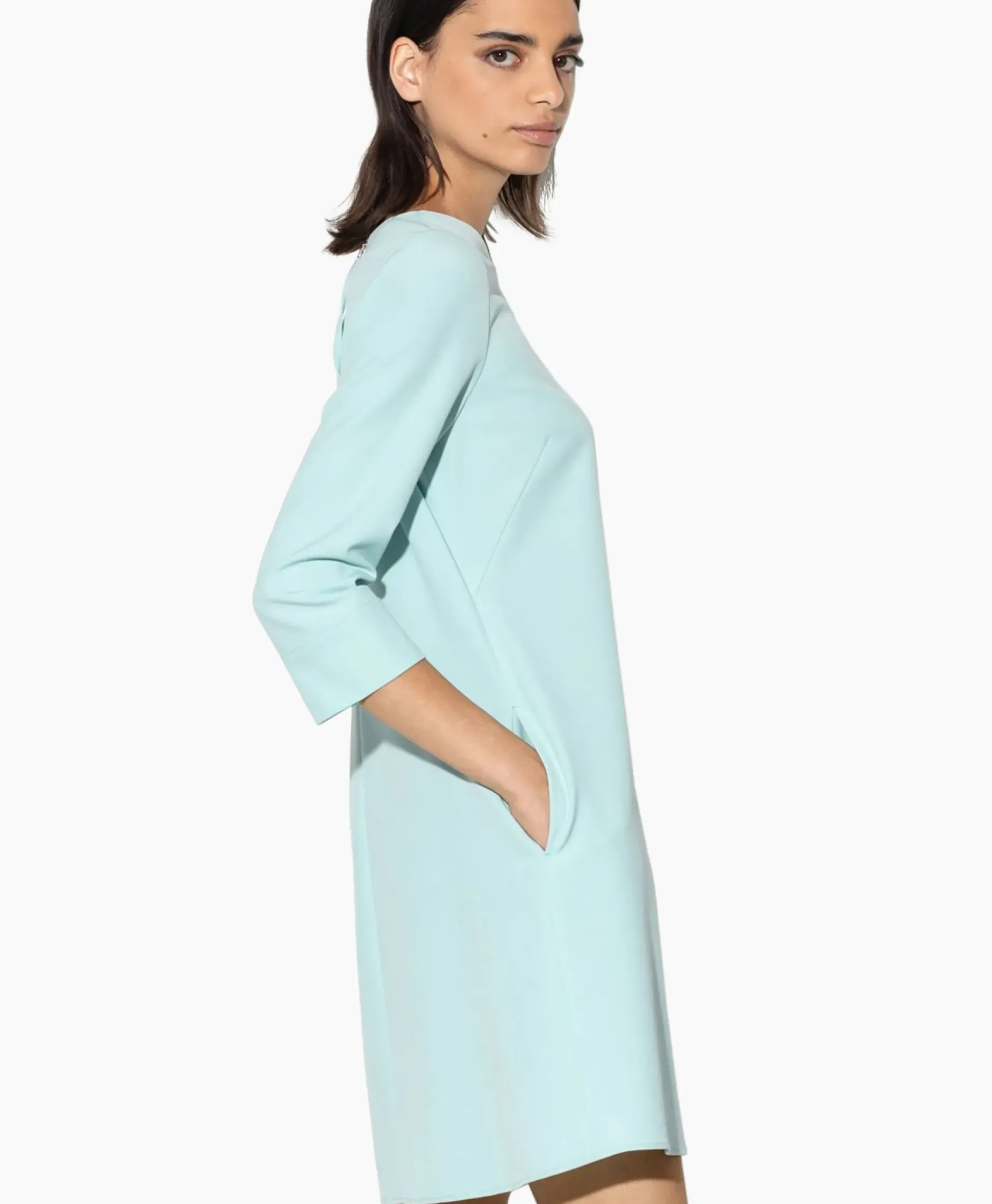 Midi Jurk 798450/3453-0 Aqua^Luisa Cerano Hot