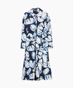 Midi Jurk 778366/3473-0 Blauw^Luisa Cerano