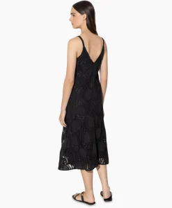 Midi Jurk 798490/3619-0 Zwart Dessin^Luisa Cerano Discount