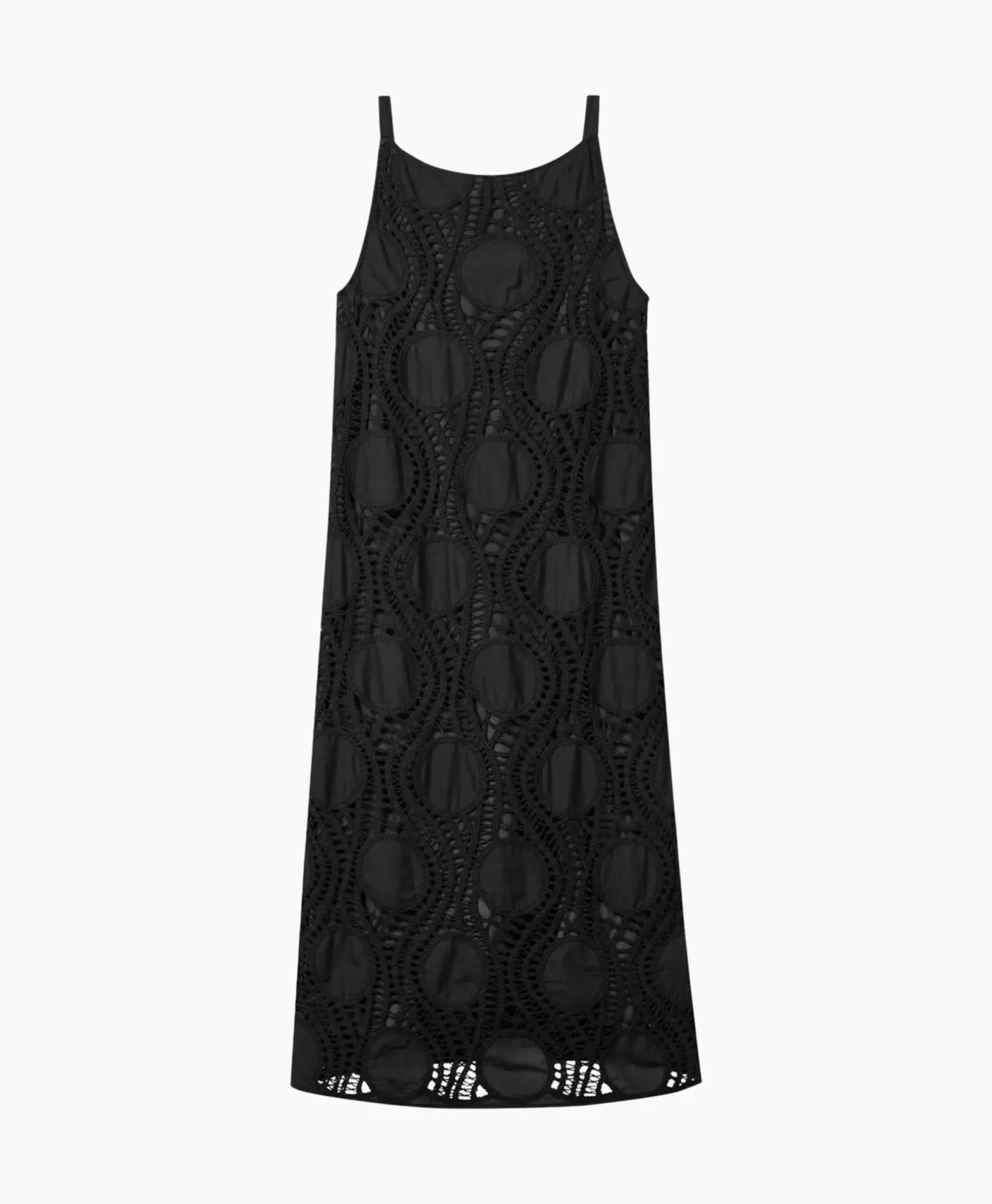 Midi Jurk 798490/3619-0 Zwart Dessin^Luisa Cerano Discount