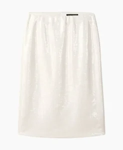 Midi Rok 598230/3598-0 Wit^Luisa Cerano New