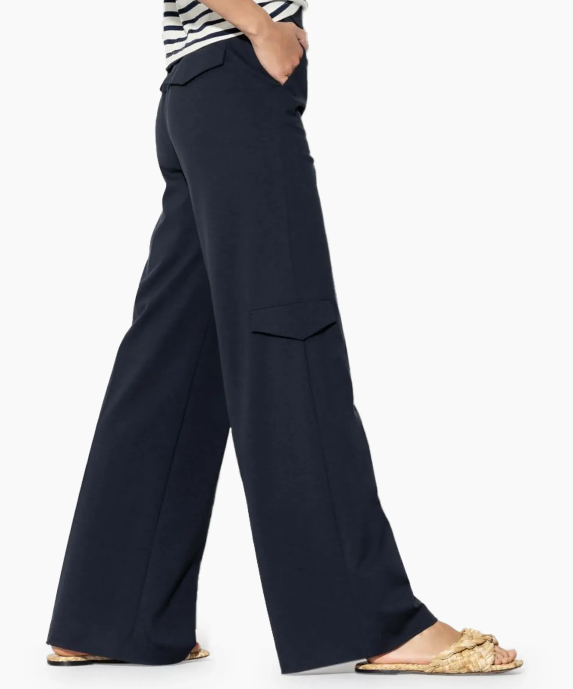 Pantalon 698621/3289-0 Donker Blauw^Luisa Cerano Discount