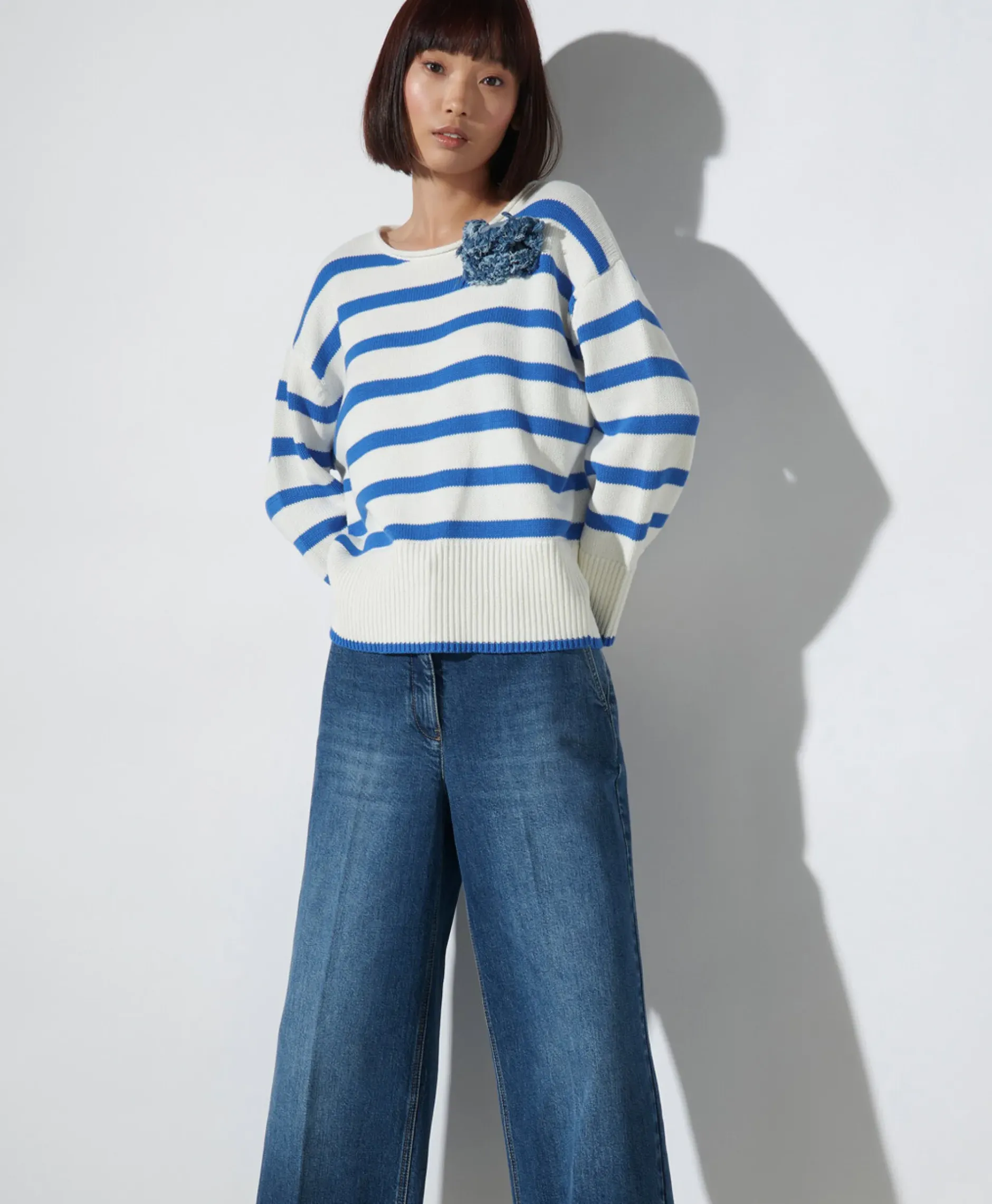 Pullover 178249/5856-0 Blauw^Luisa Cerano Clearance