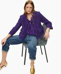 Sweater 488359/3524-0 Paars^Luisa Cerano Online