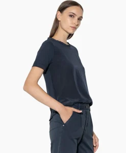 T-Shirt Korte Mouw 398117/7600-0 Donker Blauw^Luisa Cerano Hot