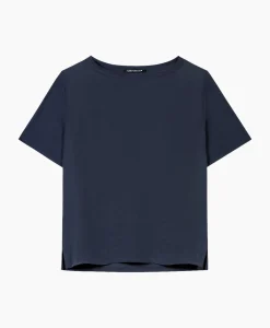 T-Shirt Korte Mouw 398117/7600-0 Donker Blauw^Luisa Cerano Hot
