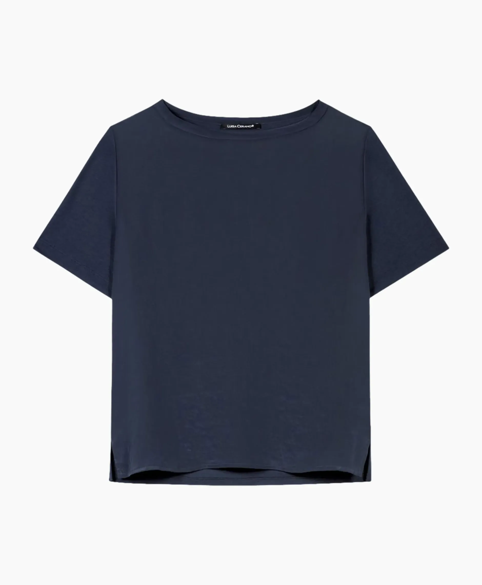 T-Shirt Korte Mouw 398117/7600-0 Donker Blauw^Luisa Cerano Hot