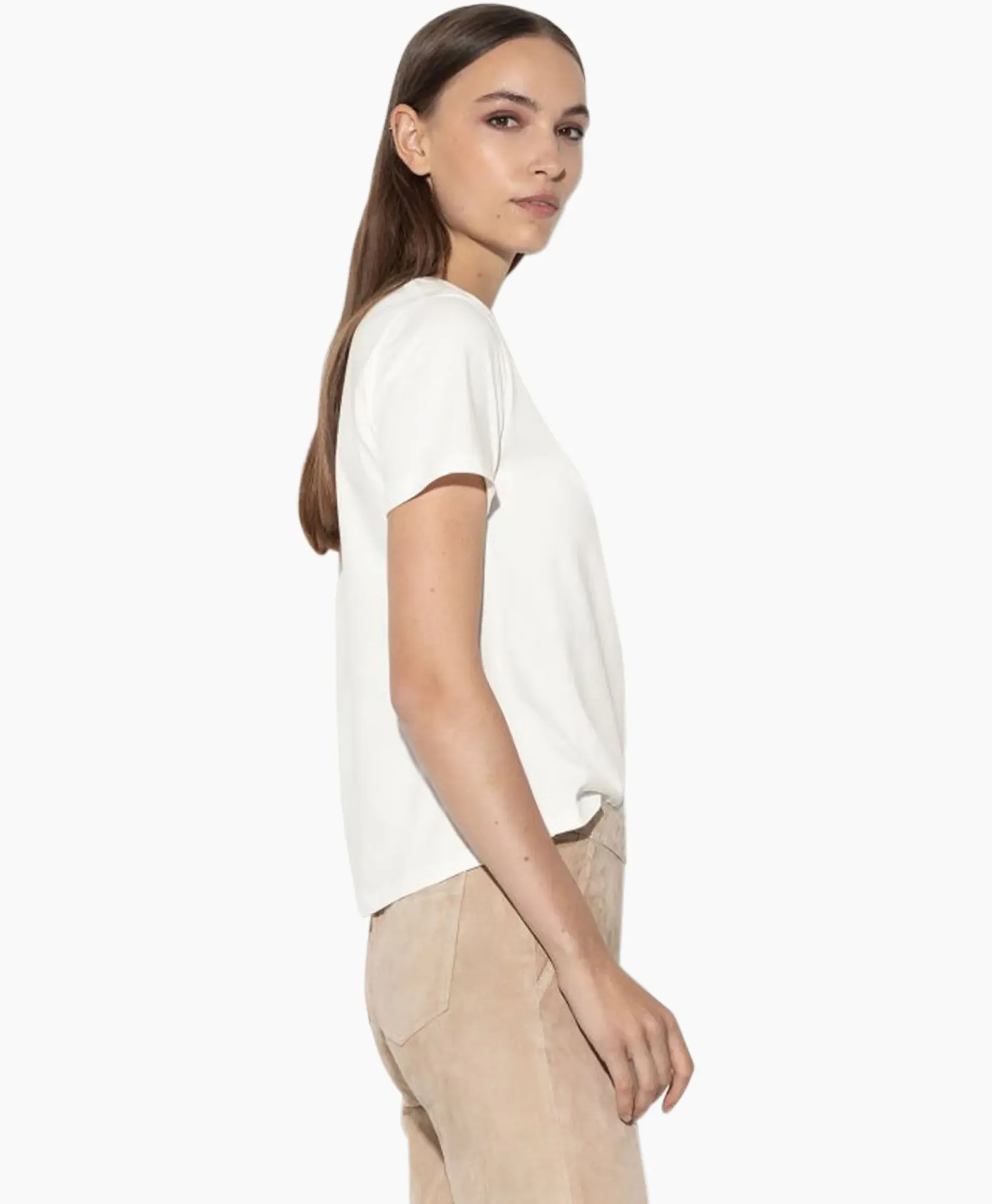T-Shirt Korte Mouw 398113/7799-0 Off White^Luisa Cerano Clearance