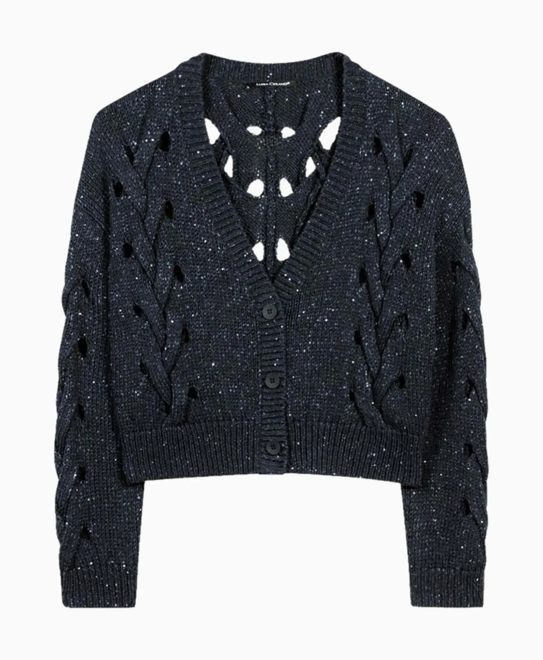 Vest 498220/5894-0 Donker Blauw^Luisa Cerano New