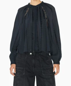 Marant Etoile Blouse Janelle-Ga Zwart^Marant Étoile