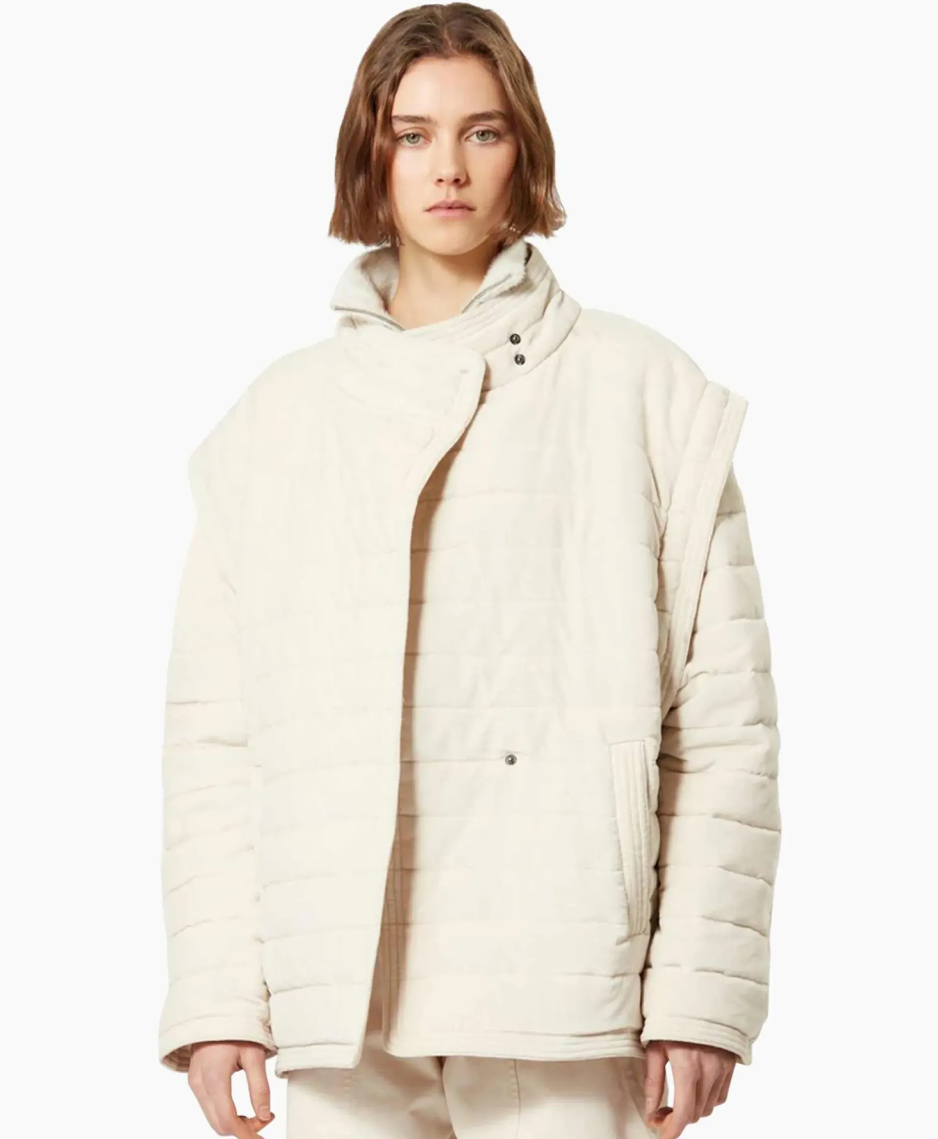 Marant Etoile Jas Areta-Ga Ecru^Marant Étoile Sale