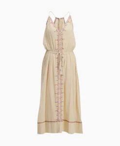 Marant Etoile Midi Jurk Siana-Ge Beige^Marant Étoile Online