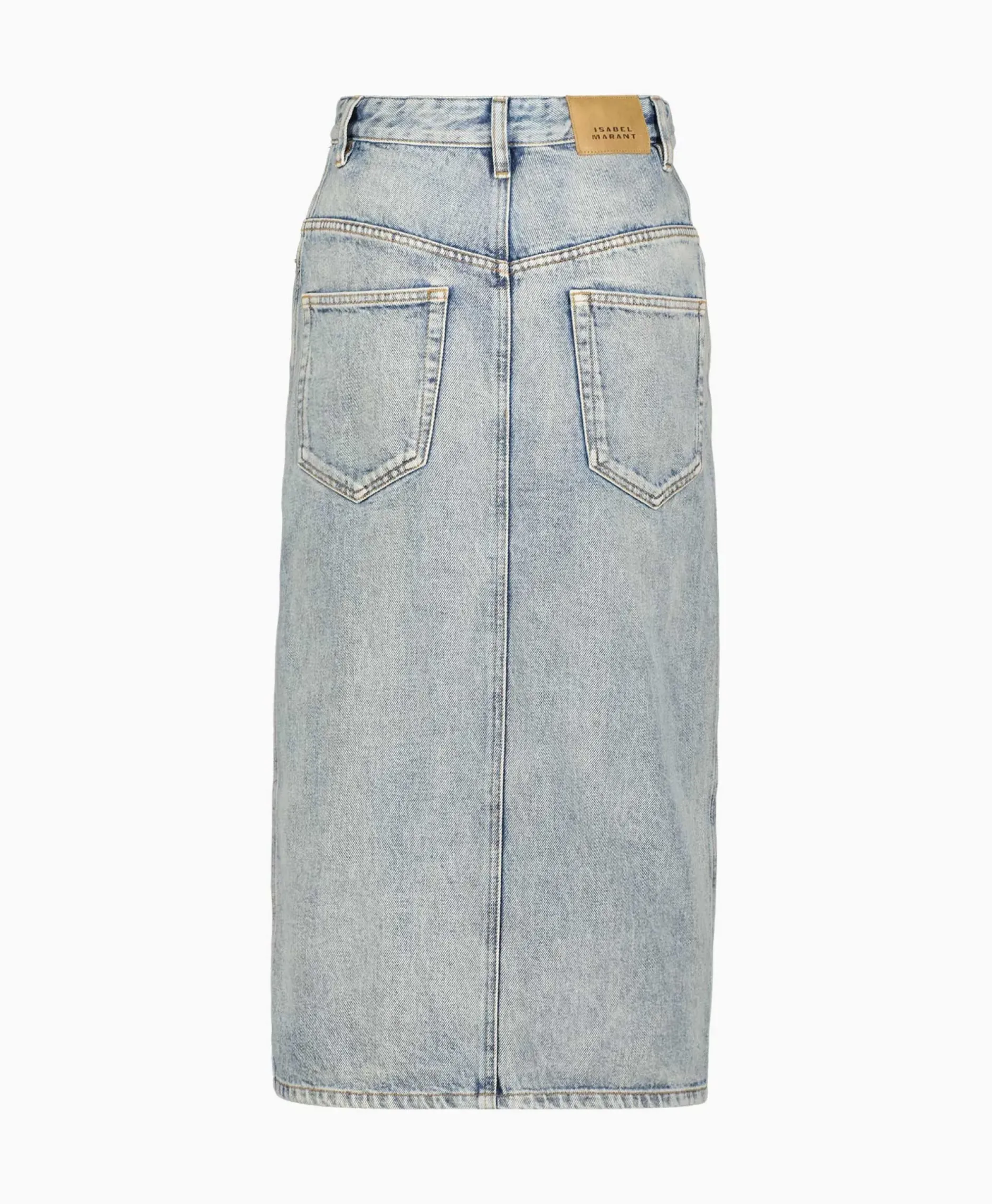 Marant Etoile Midi Rok Vandy-Ga Blauw^Marant Étoile Discount