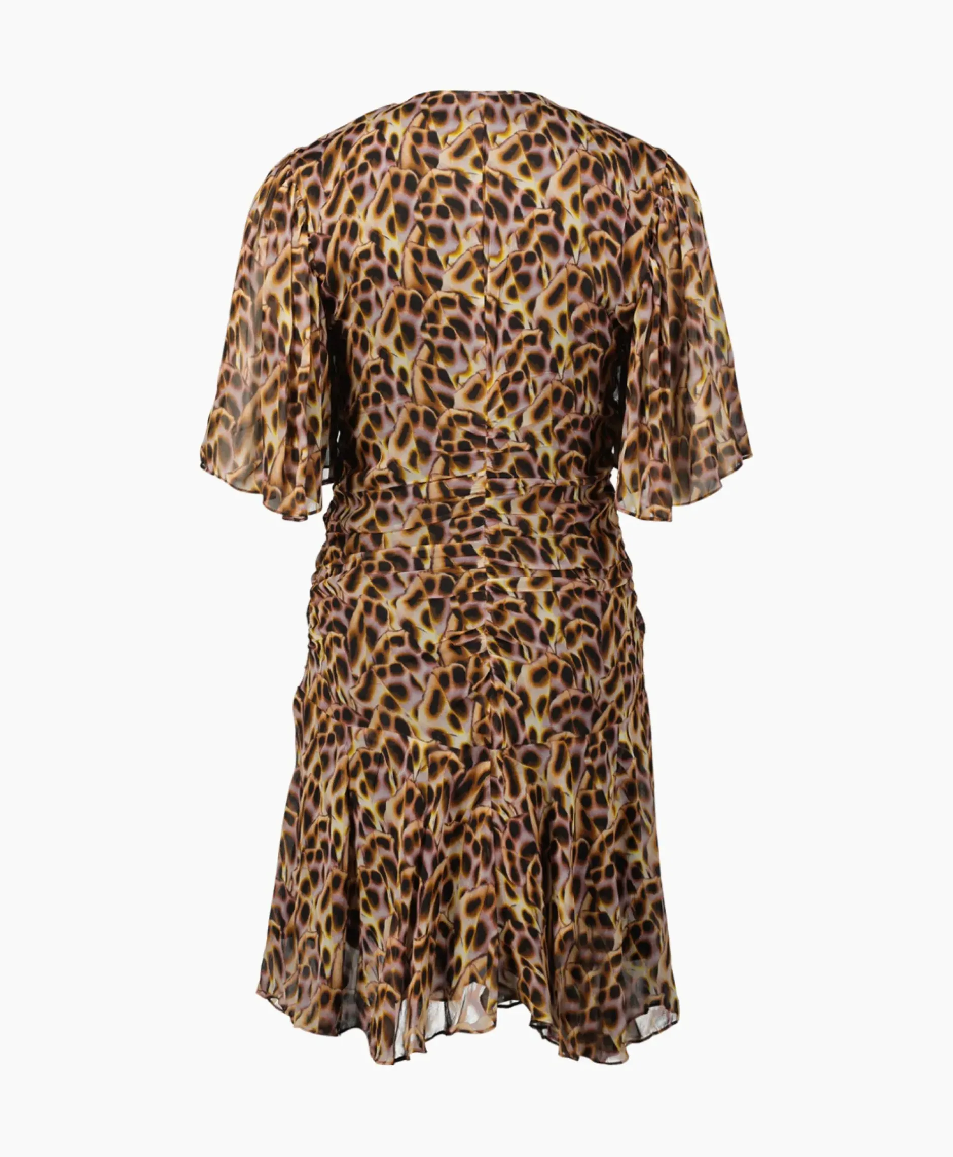 Marant Etoile Mini Jurk Vivienne-Gc Oker^Marant Étoile Sale