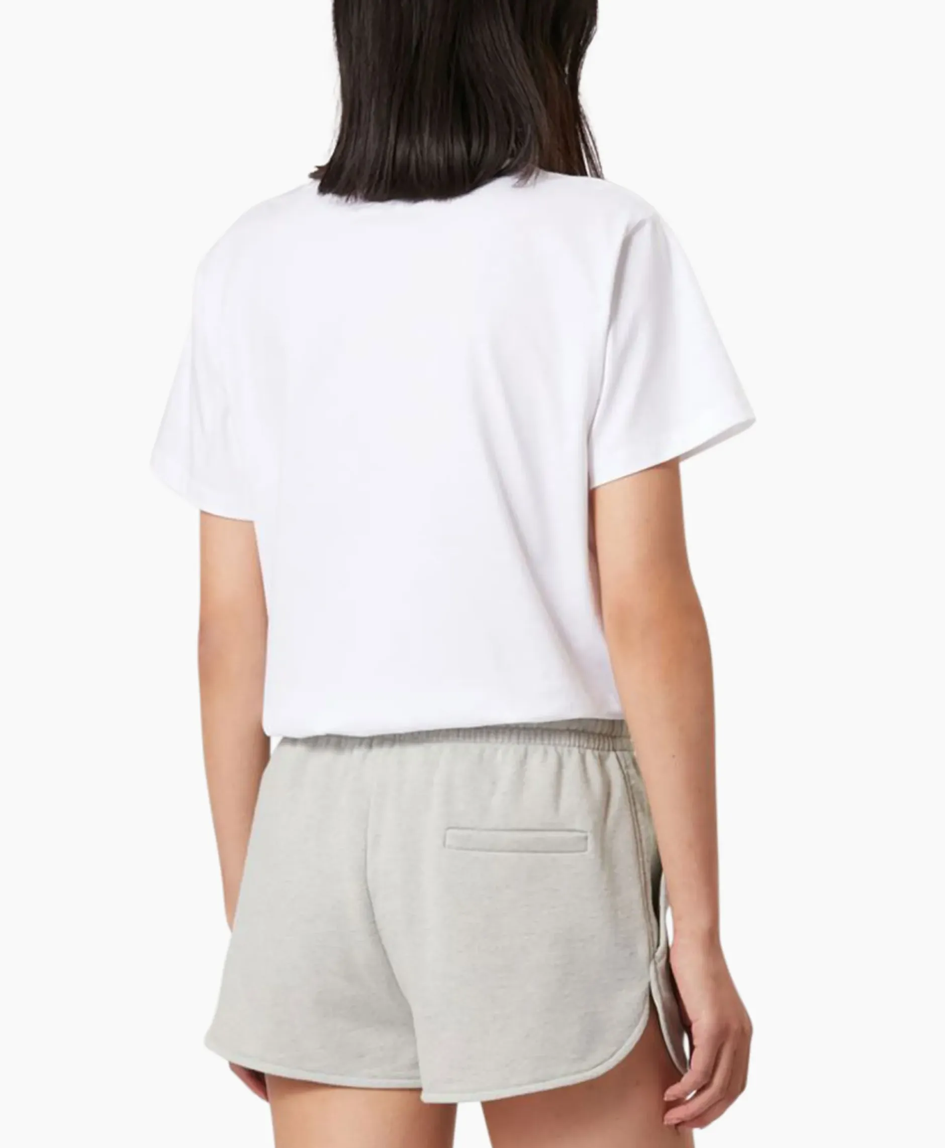 Marant Etoile T-Shirt Korte Mouw Aby-Gb Wit^Marant Étoile