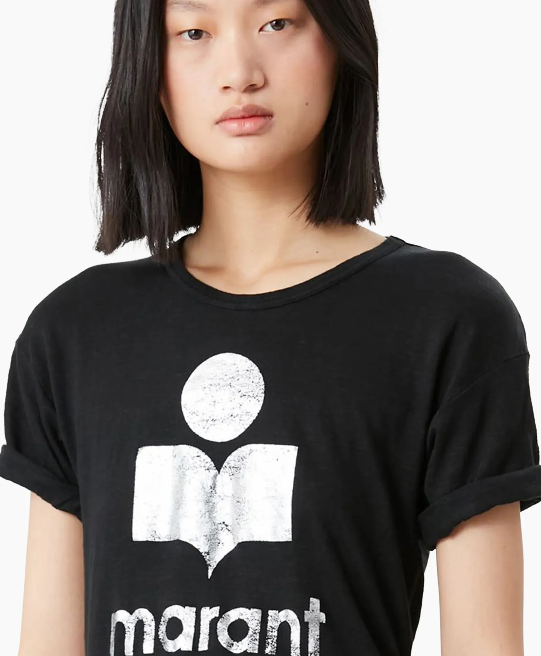 Marant Etoile T-Shirt Korte Mouw Koldi-Gc Zwart^Marant Étoile Outlet
