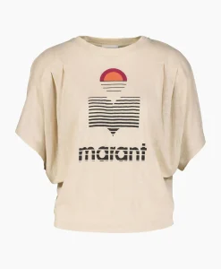 Marant Etoile T-Shirt Korte Mouw Kyanza-Gc Ecru^Marant Étoile Online