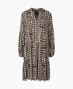 Midi Jurk Ua 21.02 W10 Zwart^Marccain Additions Clearance