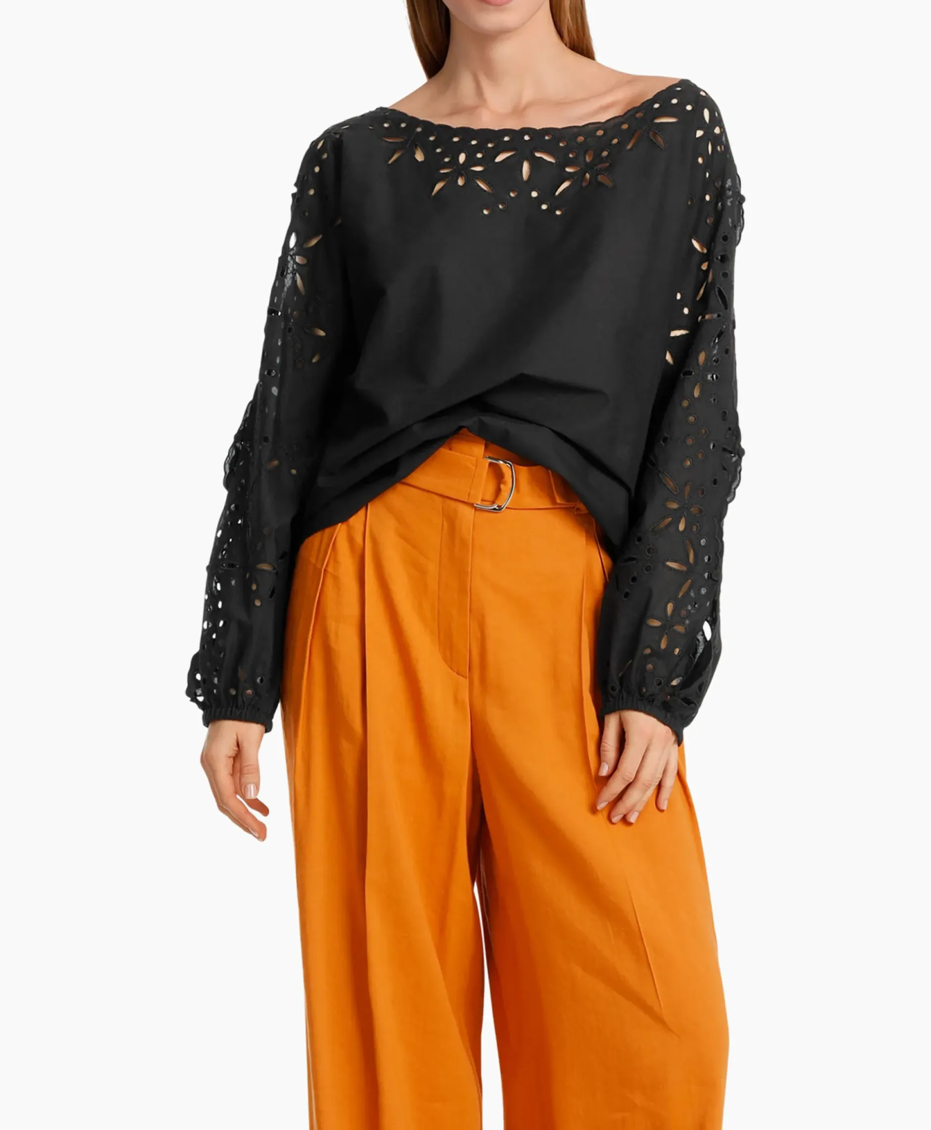 Blouse Wc 51.38 W68 Zwart^Marccain Collectie Hot