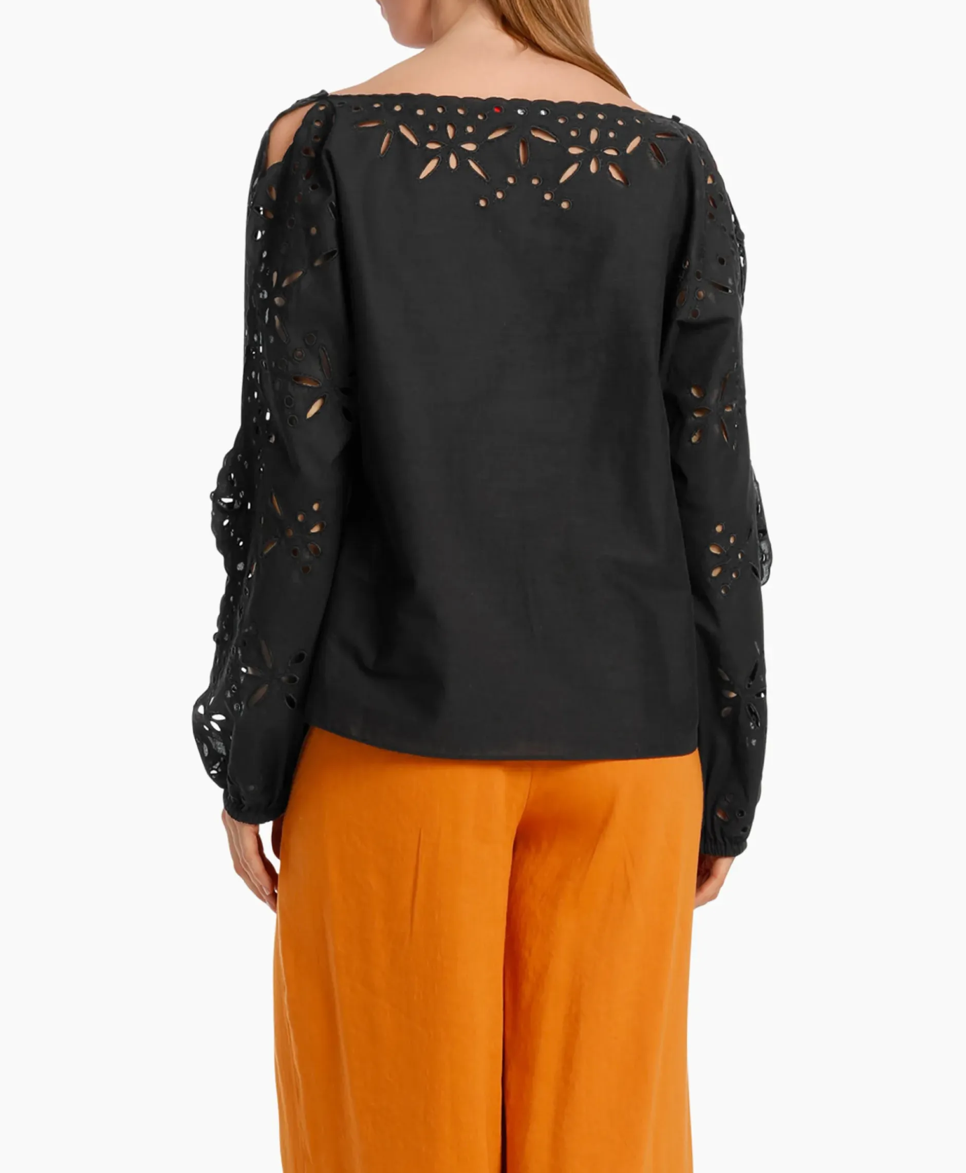 Blouse Wc 51.38 W68 Zwart^Marccain Collectie Hot
