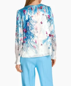 Blouse Wc 51.47 W89 Aqua^Marccain Collectie Hot