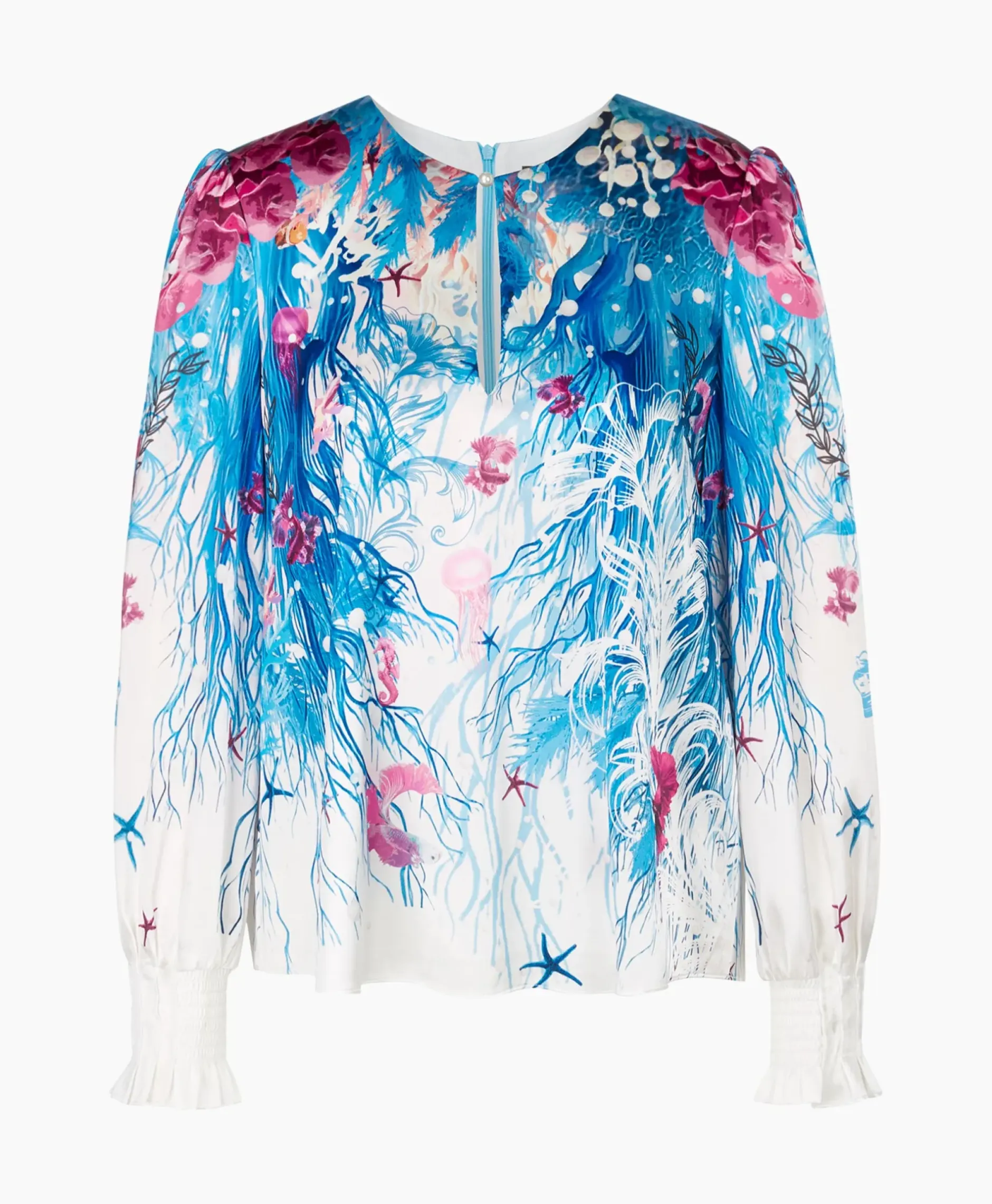 Blouse Wc 51.47 W89 Aqua^Marccain Collectie Hot