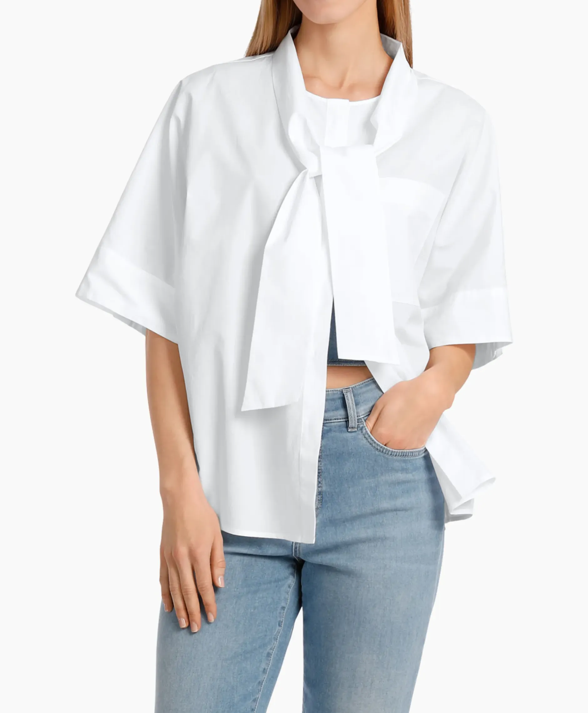 Blouse Wc 51.37 W91 Wit^Marccain Collectie Hot