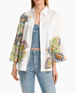 Blouse Wc 51.32 W64 Wit^Marccain Collectie Outlet