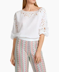 Blouse Wc 51.38 W68 Wit^Marccain Collectie Outlet