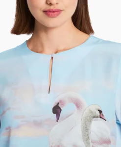 Blouse Wc 55.07 J08 Licht Blauw^Marccain Collectie New