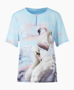 Blouse Wc 55.07 J08 Licht Blauw^Marccain Collectie New