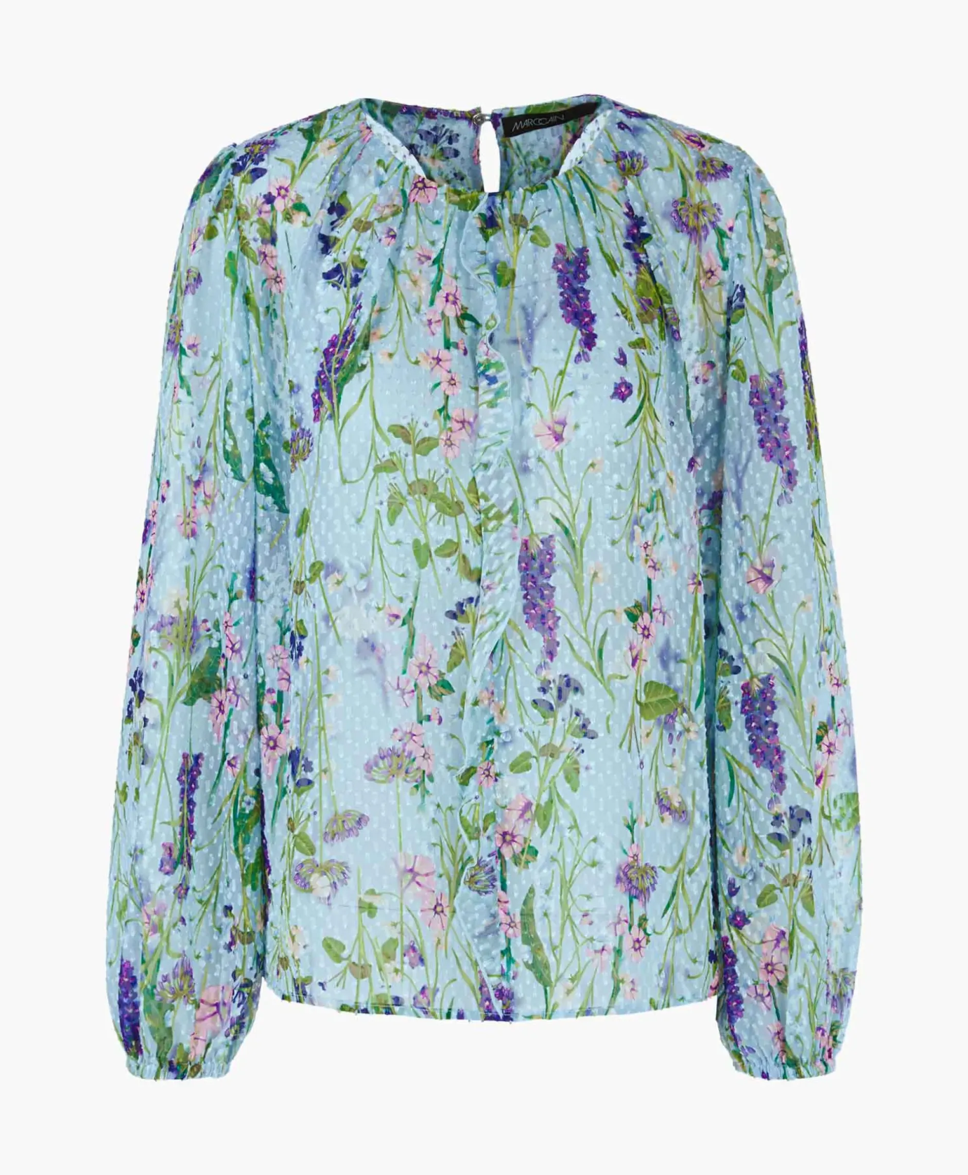 Blouse Wc 51.21 W25 Licht Blauw^Marccain Collectie Online