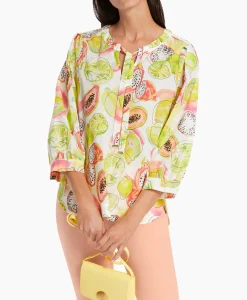 Blouse Wc 51.26 W27 Midden Geel^Marccain Collectie Hot