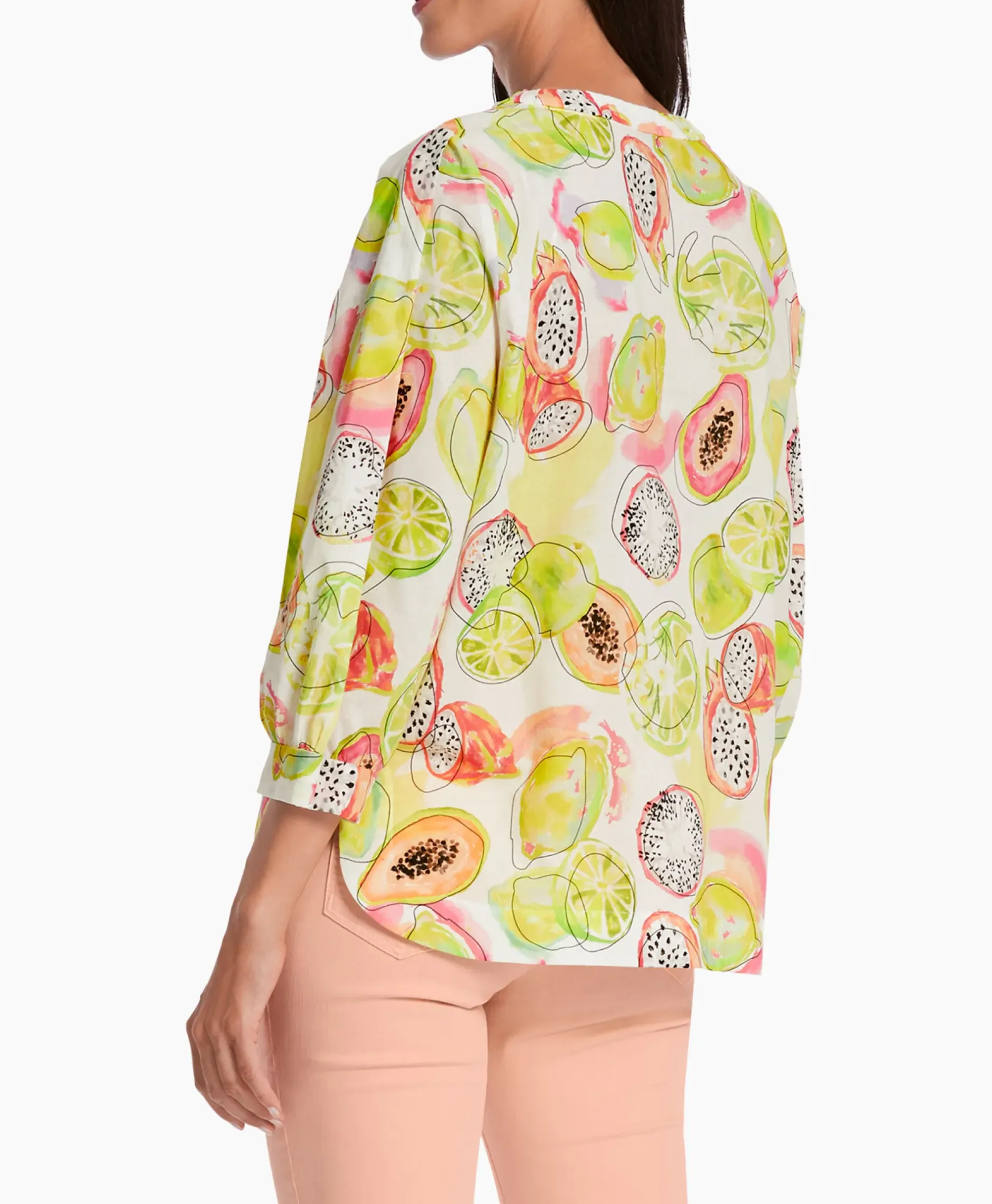 Blouse Wc 51.26 W27 Midden Geel^Marccain Collectie Hot