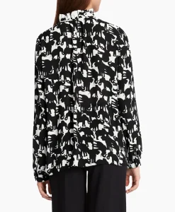 Blouse Wc 51.16 W13 Zwart^Marccain Collectie Discount