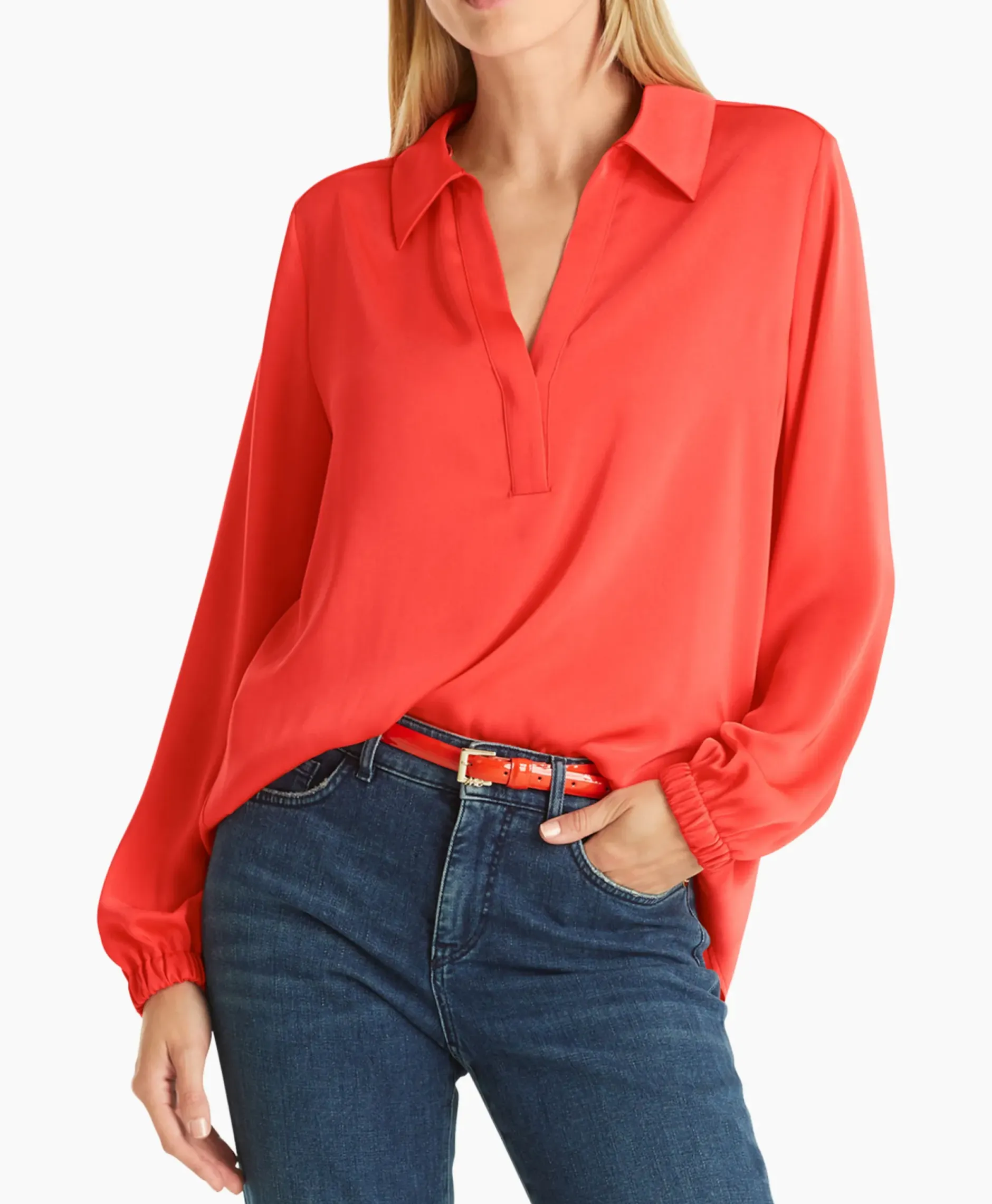 Blouse Wc 51.09 W08 Grijs^Marccain Collectie