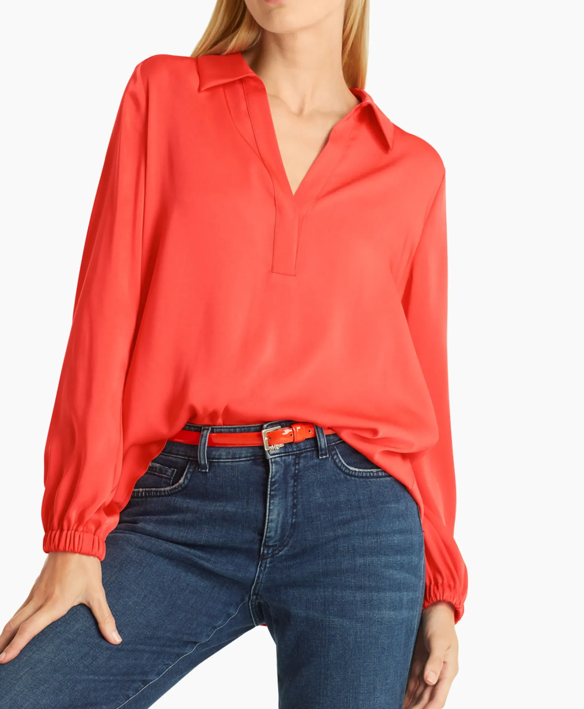 Blouse Wc 51.09 W08 Grijs^Marccain Collectie