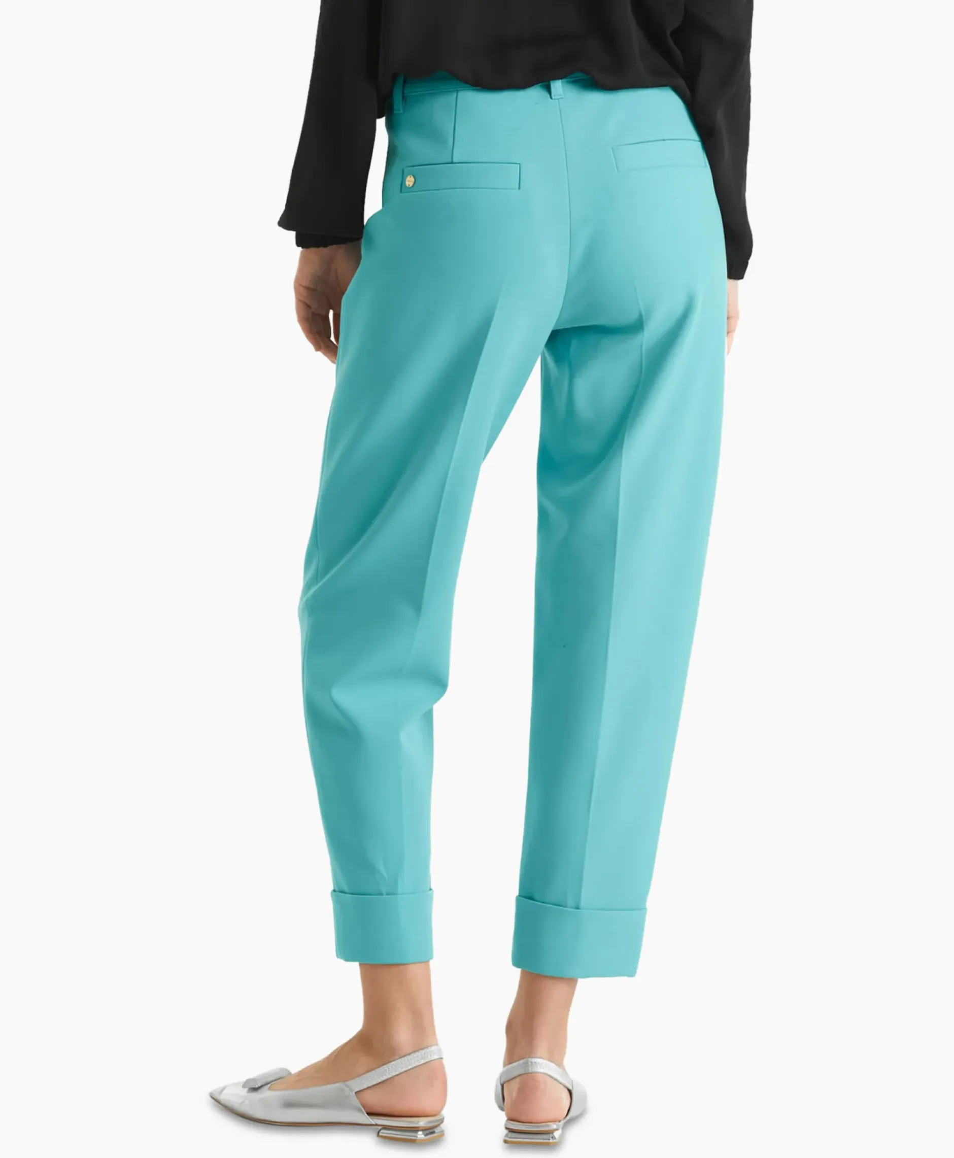 Broek Wc 81.13 W22 Turquoise^Marccain Collectie Hot